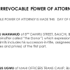 Power of Attorney